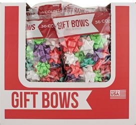 Santas Forest 68101 Gift Bows, Assorted Bow Box Display Counter, 34CT, Pack of 44