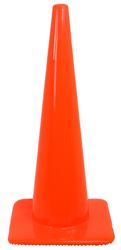 Safety Works 10073409 Safety Cone, 18 in H Cone, Bright Orange Cone