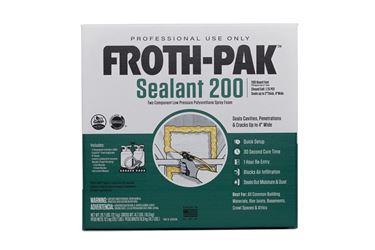 Froth-Pak 12031949 Foam Sealant Kit, 30 s Functional Cure, 240 deg F