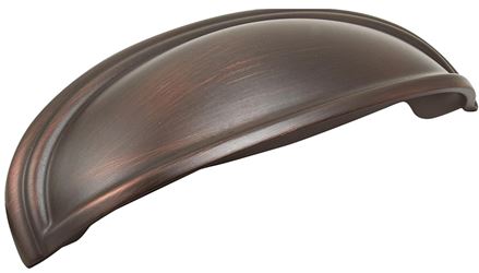 Amerock Ashby Series BP36640ORB Cabinet Pull, 5-1/16 in L Handle, 1-3/4 in H Handle, 1-3/8 in Projection, Zinc