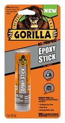 Gorilla 4242502 Epoxy Stick, Gray, 2 oz