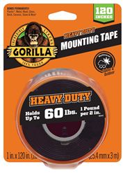 Gorilla 102441 Mounting Tape, 120 in L, 1 in W