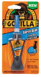 Gorilla 6770002 Super Glue, Liquid, Irritating, Clear, 0.17 oz