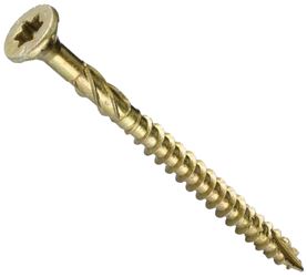 GRK Fasteners R4 02103 Framing and Decking Screw, 2-3/4 in L, W-Cut Thread, Recessed Star Drive, Zip-Tip Point, Steel