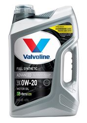 Valvoline 881150 Motor Oil, 0W-20, 5 qt, Pack of 3