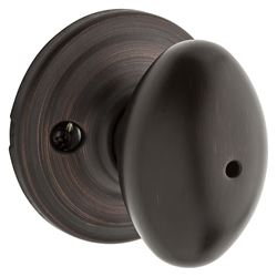 Kwikset Signature Series 730L-11P 6AL Privacy Door Knob, Venetian Bronze