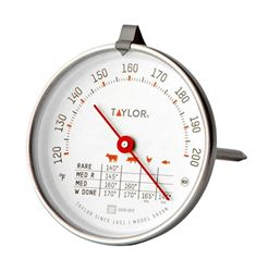 Taylor 5939N Meat Thermometer, 120 to 212 deg F, Analog Display
