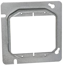 Raco 841 Box Cover, 1/2 in L, 4.688 in W, Square, 2-Gang, Steel, Gray