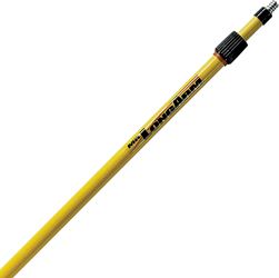 Mr. LongArm Pro-Pole 6272 Extension Pole, 1-1/4 in Dia, 6.1 to 11.3 ft L, Fiberglass/Rubber, Fiberglass Handle