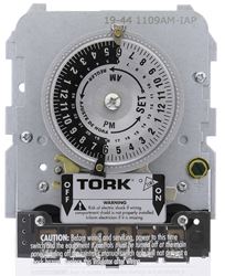 Tork 1109A Series 1109AM-IAP Analog Timer, 40 A, 120/208/277 VAC, 24 hr Cycle, Gray/Silver