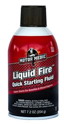 Motor Medic M3911 Starting Fluid, 7.5 oz, Aerosol Can, Pack of 12