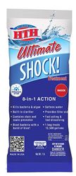 HTH Ultimate 52027 Shock Treatment, Powder, Chlorine-Like, 1 lb Pouch, Pack of 15