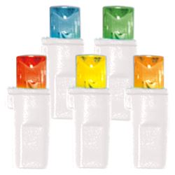 Hometown Holidays 2368-20/U15E148B Icicle Light Set, 9.6 W, 100-Lamp, LED Lamp, Multi-Color Light, 9-1/2 ft L