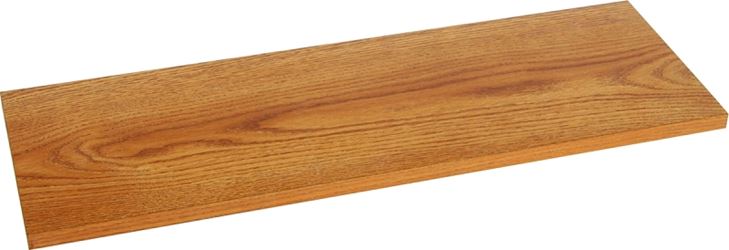 Knape & Vogt 1980 OK 8X36 Shelf Board, 200 lb, 5-Shelf, 36 in L, 8 in W, Particleboard, Pack of 5