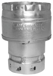 AmeriVent 5EIX6 Increaser, 5 x 6 in Connection, Aluminum/Steel