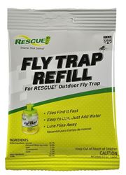 Rescue FTA-DB12 Fly Trap Attractant, Solid, Musty, 0.51 oz, Refill Pack, Pack of 12