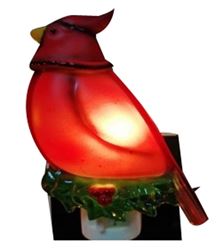 Hometown Holidays 65601 Light Night Red Bird, 120 V, 5 W, Soft White Light, 3500 hr Average Life