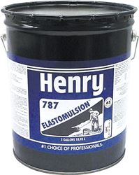 Henry HE787074 Damp Proofing, Black, 18.93 L Pail, Liquid