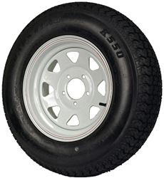MARTIN Wheel DM205D5C-5CT/CI Trailer Tire, 1820 lb Withstand, 4-1/2 in Dia Bolt Circle