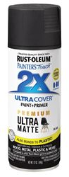 Rust-Oleum 331182 Spray Paint, Matte, Black, 12 oz, Can