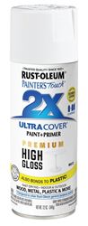 Rust-Oleum 331171 Spray Paint, High-Gloss, White, 12 oz, Can