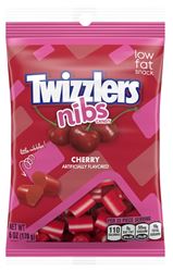 Twizzlers CN12 Candy, Cherry Flavor, 6 oz Bag, Pack of 12