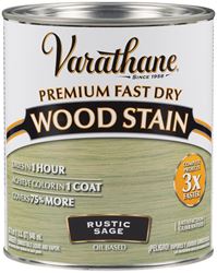 Varathane 297426 Wood Stain, Rustic Sage, Liquid, 1 qt, Can, Pack of 2