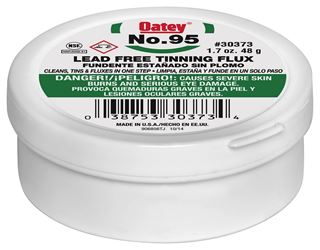 Oatey 30373 Tinning Flux, 1.7 oz Carded, Paste, Yellow