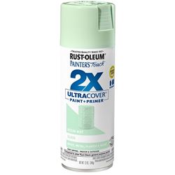 Rust-Oleum Painters Touch 2X Ultra Cover 334053 Spray Paint, Gloss, Ocean Mist, 12 oz, Aerosol Can