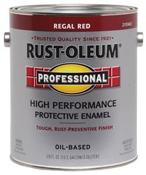 RUST-OLEUM PROFESSIONAL 215965 Protective Enamel, Gloss, Regal Red, 1 gal Can, Pack of 2