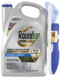 Roundup 5378304 Ready-to-Use Weed and Grass Killer, Liquid, 1 gal