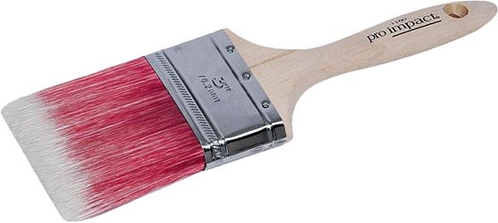 Linzer WC 1160-3 Paint Brush, 3 in W, 3 in L Bristle, Polyester Bristle, Beaver Tail Handle
