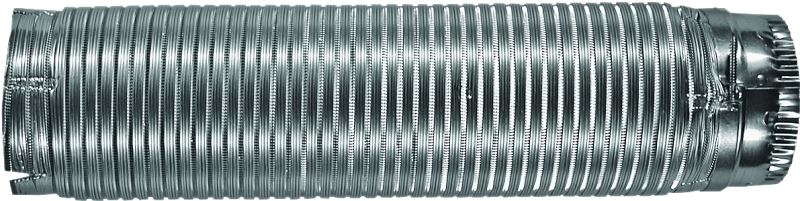 Builders Best E-Z-Fasten 010150 Flexible Dryer Vent Pipe Male Snap-Lock, 5 ft L, Aluminum