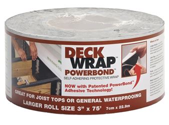 DeckWrap PowerBond 54103 Protective Wrap, Black