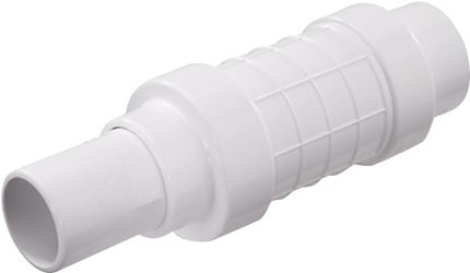 NDS Pro-Span 118-10 Expansion Repair Coupling, 1 in, S x Spigot, PVC, White, SCH 40 Schedule, 200 psi Pressure
