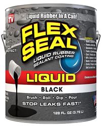 Flex Seal US855BLK01-2 Rubberized Coating, Black, 1 gal, Can