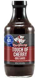 Three Little Pigs OW85507 BBQ Sauce, Touch of Cherry, 21.4 oz