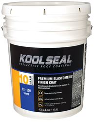 Kool Seal KS0063600-20 Elastomeric Roof Coating, White, 5 gal, Pail, Liquid