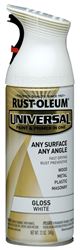 Rust-Oleum 245199 Enamel Spray Paint, Gloss, Pure White, 12 oz, Can