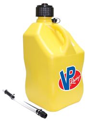 VP Fuel 3556 Motorsport Container, 5 gal Capacity, Polyethylene, Yellow