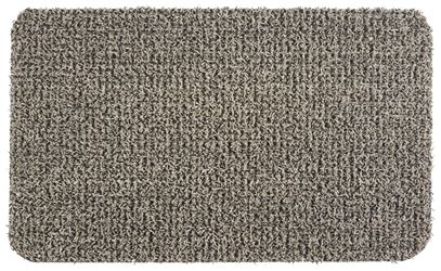 Grassworx Clean Machine Series 10372031 Door Mat, 30 in L, 18 in W, Rectangular, Medium Flair Pattern, Earth Taupe