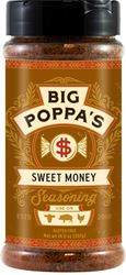 Big Poppas OW86400-C BBQ Rub, Sweet Money Flavor, 14 oz Shaker