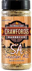 Crawfords Barbecue CB01005 All Purpose BBQ Rub, Season All Flavor, 12.5 oz