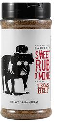 Lamberts Sweet Swine O Mine SS02061 Texas Beef BBQ Rub, 11.5 oz