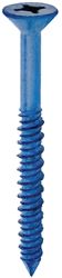 Cobra Anchors 636J Screw, 1/4 in Thread, 4 in L, Flat Head, Phillips, Robertson Drive, Steel, Fluorocarbon-Coated, 25 PK