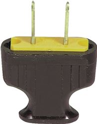 Eaton Wiring Devices 1912B-BOX Electrical Plug, 2 -Pole, 15 A, 125 V, NEMA: NEMA 1-15, Brown