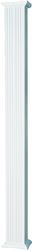 AFCO 60608 Column, 8 ft H, Square, Aluminum, White