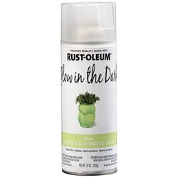 Rust-Oleum 342598 Specialty Paint, Flat/Matte, Glow in the Dark, 10 oz, Aerosol Can