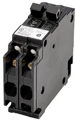 Connecticut Electric ICBQ1515 Circuit Breaker, Twin, Single Pole, Type QP, 15/15 A, 2-Pole, 120/240 V, Plug