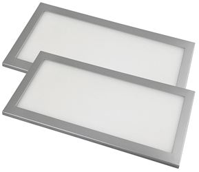 AmerTac Designer Series TAVO-L09S-N2 Under Cabinet Panel Light, 4.86 W, LED Lamp, 250 Lumens, 3000 K Color Temp